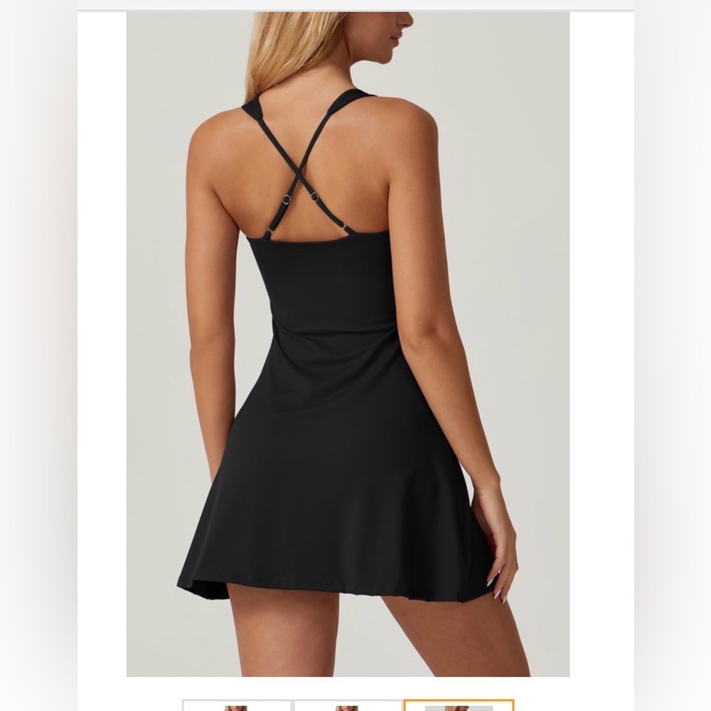 Black Mini Dress Quinsen brand new - Picture 2 of 8
